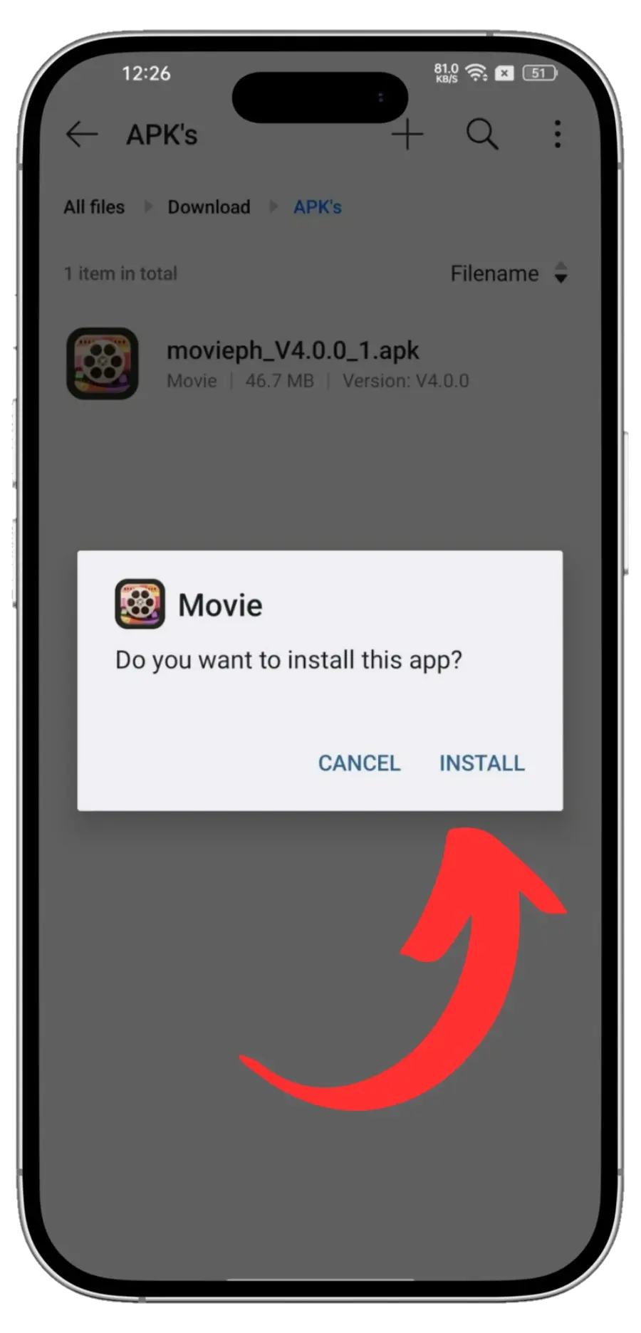 MoviePH APK Download For Android (Update 2026) 10 Install MoviePH APK