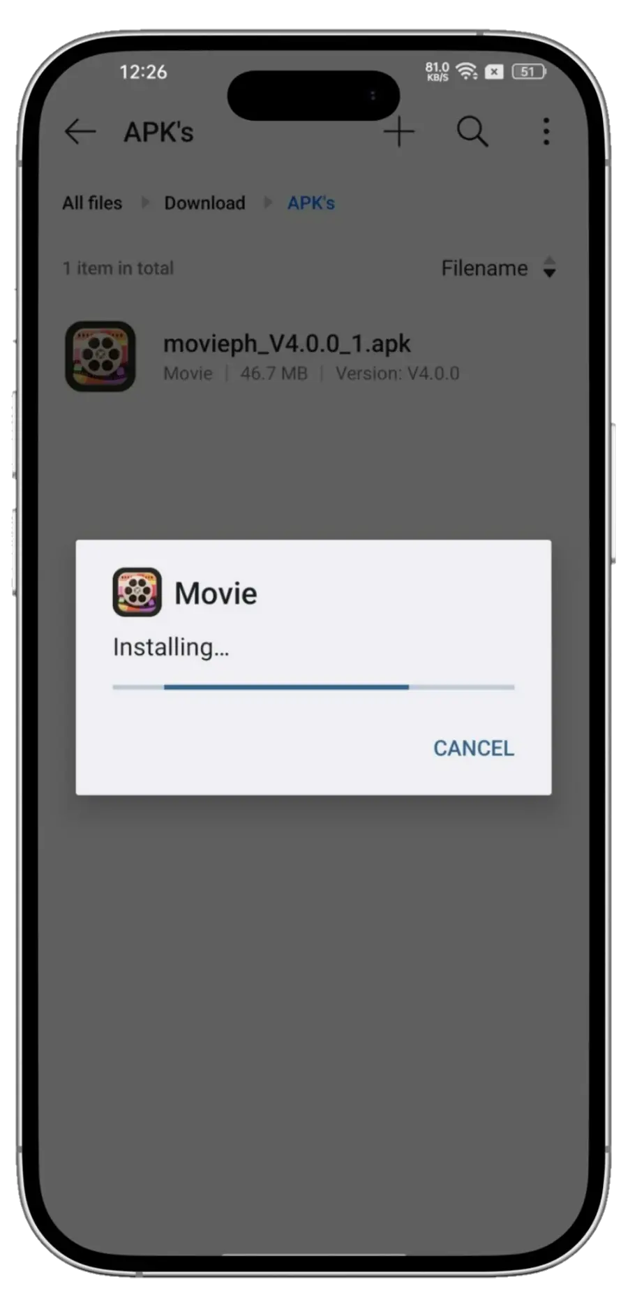 MoviePH APK Download For Android (Update 2026) 11 Open MoviePh and Start Streaming